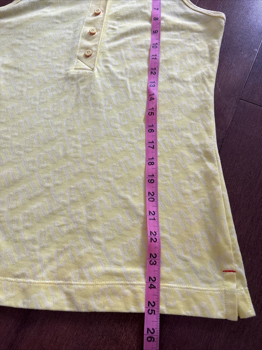 Nike Golf Sport Dri Fit Sleeveless Polo Top Womens S Neon Yellow Tennis Athletic - Picture 4 of 13